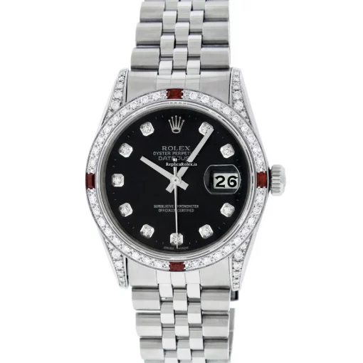 Trustworthy Replicas Rolex Datejust Caliber 3035 Automatic Movement 36mm Steel Case Mens/unisex Watch - Image 2