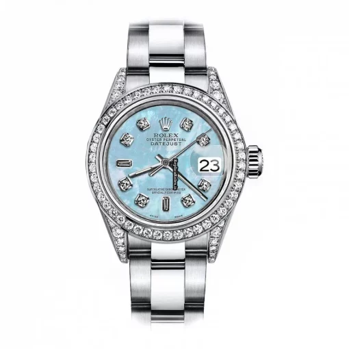 Cheap Replica Rolex Oyster Perpetual Lady Date 69160 Automatic Movement 26mm Steel Case Womens Watch