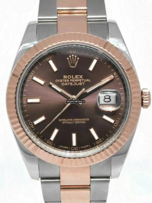 Fabulous Clone Rolex Datejust II 126331 Automatic Movement 41mm Gold/steel Case Watch