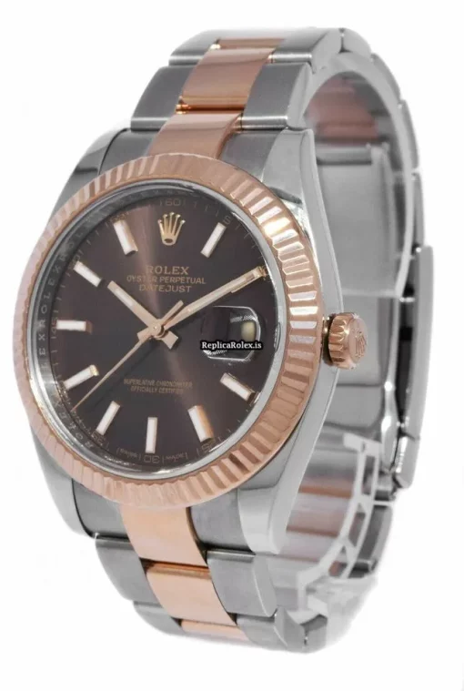Fabulous Clone Rolex Datejust II 126331 Automatic Movement 41mm Gold/steel Case Watch - Image 3