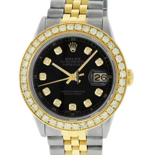 Defect Copy Rolex Datejust 16013 Caliber 3035 Automatic Movement 36mm Gold/steel Case Mens/unisex Watch