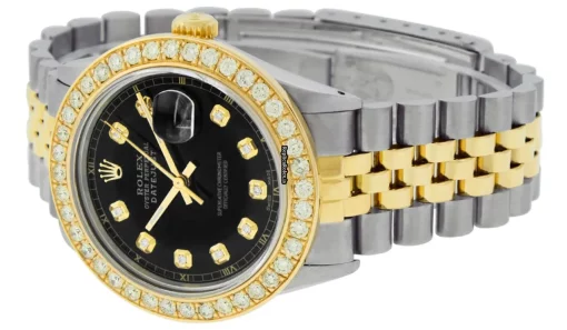 Defect Copy Rolex Datejust 16013 Caliber 3035 Automatic Movement 36mm Gold/steel Case Mens/unisex Watch - Image 10