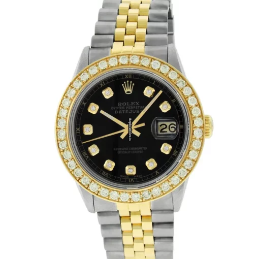 Defect Copy Rolex Datejust 16013 Caliber 3035 Automatic Movement 36mm Gold/steel Case Mens/unisex Watch - Image 2