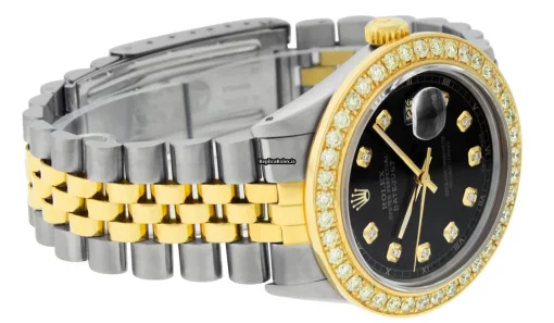 Defect Copy Rolex Datejust 16013 Caliber 3035 Automatic Movement 36mm Gold/steel Case Mens/unisex Watch - Image 3