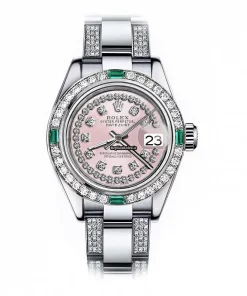 Marvellous Fake Rolex Oyster Perpetual Lady Date 69160 Automatic Movement 26mm Steel Case Womens Watch