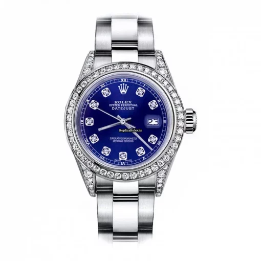 Excellent Replica Rolex Oyster Perpetual Lady Date 69160 Automatic Movement 26mm Steel Case Womens Watch