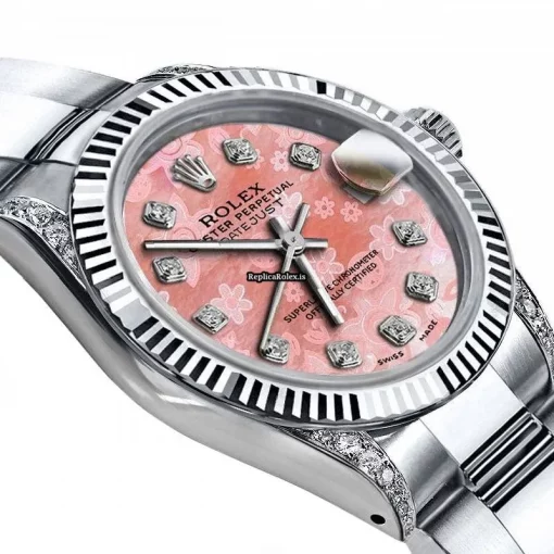 Well Made Replica Rolex Lady-datejust 68274 Automatic Movement 31mm Steel Case Womens Watch - Image 2