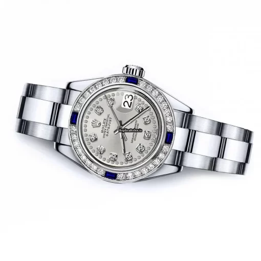 Ideal Copy Rolex Oyster Perpetual Lady Date 69160 Automatic Movement 26mm Steel Case Womens Watch - Image 2