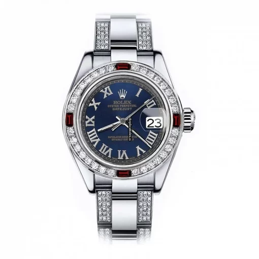 Excellent Imitation Rolex Oyster Perpetual Lady Date 69160 Automatic Movement 26mm Steel Case Womens Watch