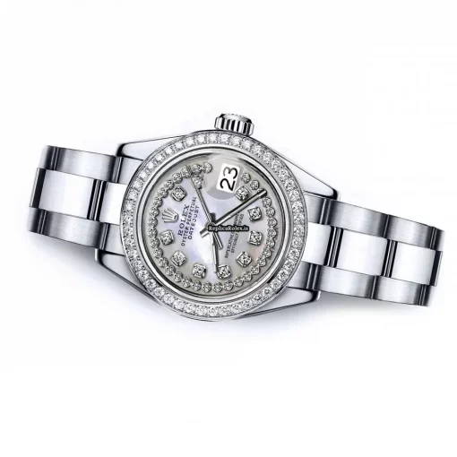 Suitable Copy Rolex Lady-datejust 68274 Automatic Movement 31mm Steel Case Womens Watch - Image 3