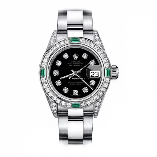 Wonderful Replica Rolex Oyster Perpetual Lady Date 69160 Automatic Movement 26mm Steel Case Womens Watch