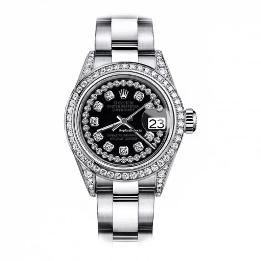 Inexpensive Clone Rolex Lady-datejust 68274 Automatic Movement 31mm Steel Case Womens Watch