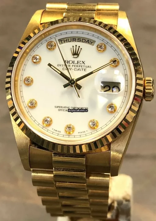 Best Fake Rolex Day-date 36 18238 Automatic Movement Watch - Image 3