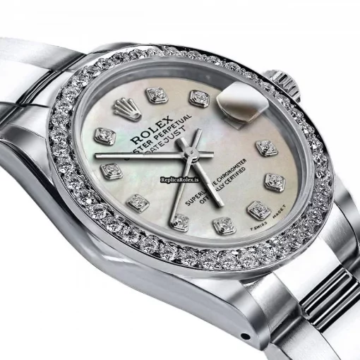 Well Made Copies Rolex Lady-datejust 68274 Automatic Movement 31mm Steel Case Womens Watch - Image 2