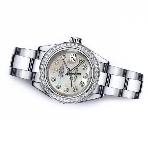Well Made Copies Rolex Lady-datejust 68274 Automatic Movement 31mm Steel Case Womens Watch - Image 3