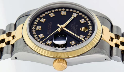 Neat Replica Rolex Datejust 16013 Caliber 3035 Automatic Movement 36mm Gold/steel Case Mens/unisex Watch - Image 10