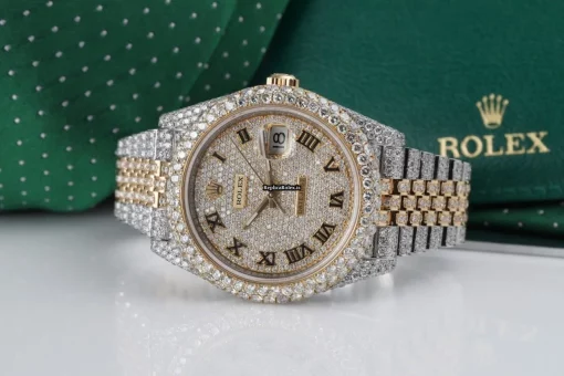 Neat Fake Rolex Datejust 126303 Automatic Movement 41mm Gold/steel Case Mens/unisex Watch - Image 3