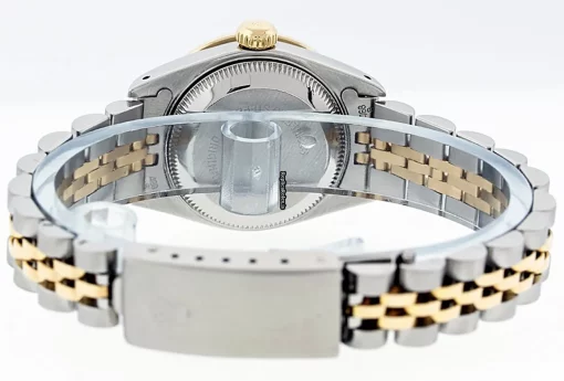 Cool Fake Rolex Datejust Automatic Automatic Movement 26mm Gold/steel Case Womens Watch - Image 6
