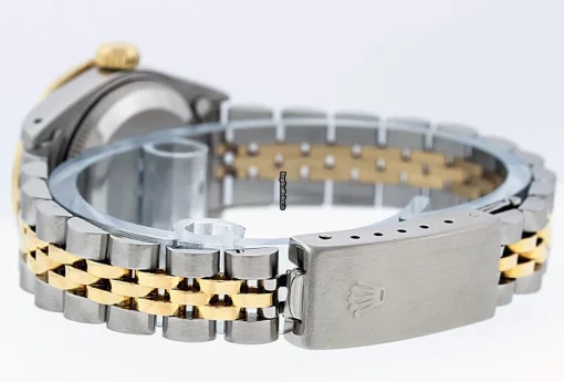 Cool Fake Rolex Datejust Automatic Automatic Movement 26mm Gold/steel Case Womens Watch - Image 8