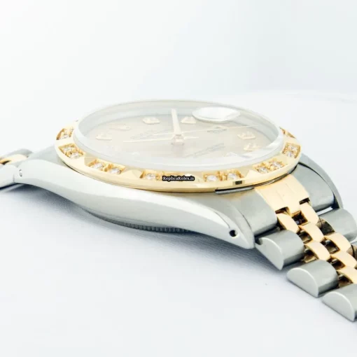Marvellous Fake Rolex Datejust 16013 Caliber 3035 Automatic Movement 36mm Gold/steel Case Mens/unisex Watch - Image 12