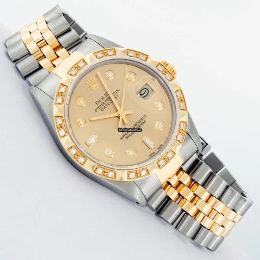 Marvellous Fake Rolex Datejust 16013 Caliber 3035 Automatic Movement 36mm Gold/steel Case Mens/unisex Watch - Image 3