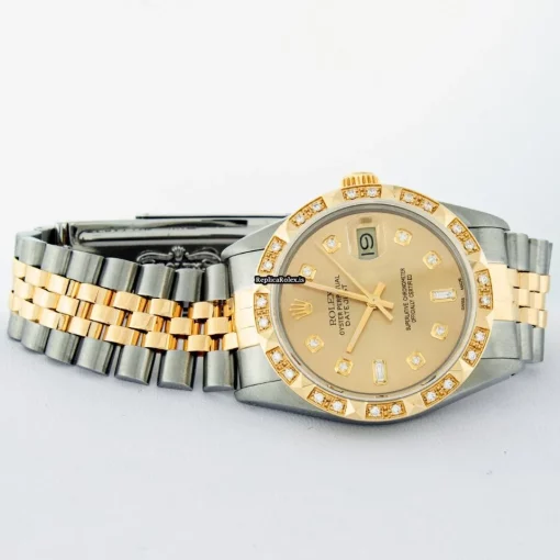 Marvellous Fake Rolex Datejust 16013 Caliber 3035 Automatic Movement 36mm Gold/steel Case Mens/unisex Watch - Image 4