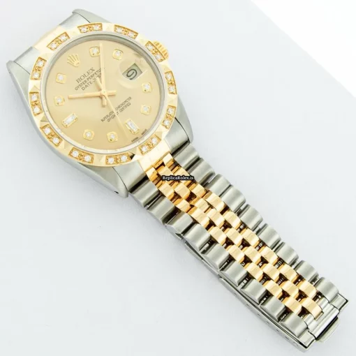 Marvellous Fake Rolex Datejust 16013 Caliber 3035 Automatic Movement 36mm Gold/steel Case Mens/unisex Watch - Image 6