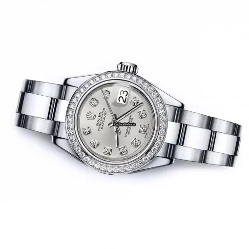 1:1 Fakes Rolex Lady-datejust 68274 Automatic Movement 31mm Steel Case Womens Watch - Image 3