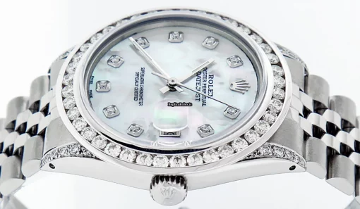 Cheap Replica Rolex Datejust Caliber 3035 Automatic Movement 36mm Steel Case Mens/unisex Watch - Image 3