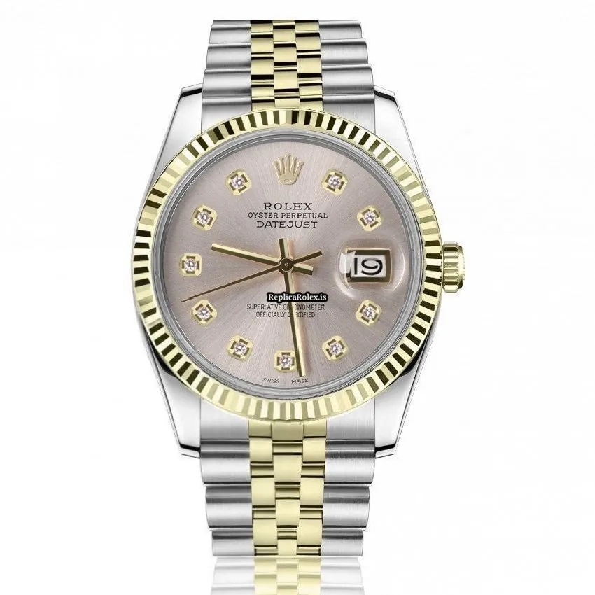 Perfect Fakes Rolex Datejust 16013 Automatic Movement 36mm Gold/steel Case Mens/unisex Watch - Image 9