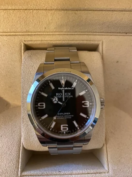 Wonderful Replica Rolex Explorer 214270 Caliber 3132 Automatic Movement 39mm Steel Case Mens/unisex Watch - Image 8