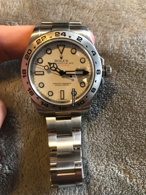 Aaa Replica Rolex Explorer II 216570 Caliber 3187 Automatic Movement 42x50mm Steel Case Mens/unisex Watch - Image 11