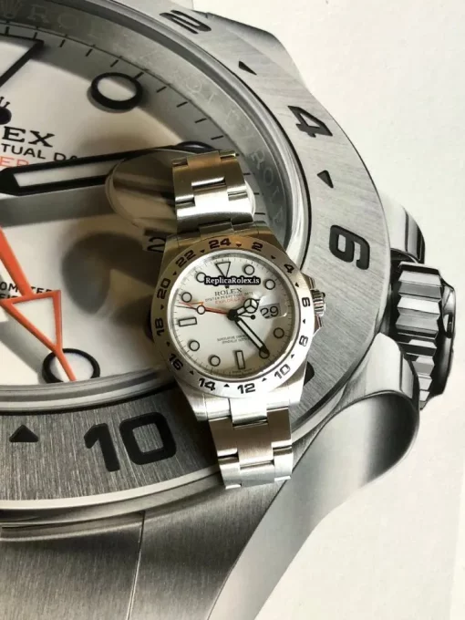 Aaa Replica Rolex Explorer II 216570 Caliber 3187 Automatic Movement 42x50mm Steel Case Mens/unisex Watch - Image 5