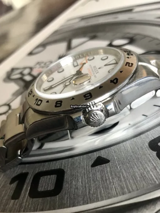 Aaa Replica Rolex Explorer II 216570 Caliber 3187 Automatic Movement 42x50mm Steel Case Mens/unisex Watch - Image 8