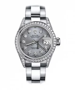 1:1 Copies Rolex Oyster Perpetual Lady Date 69160 Automatic Movement 26mm Steel Case Womens Watch