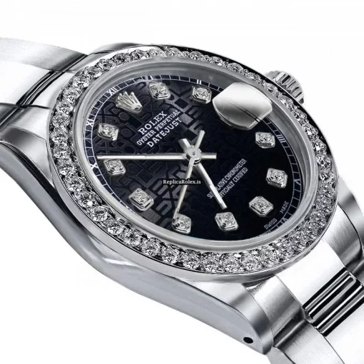 Top Replica Rolex Lady-datejust 68274 Automatic Movement 31mm Steel Case Womens Watch - Image 2