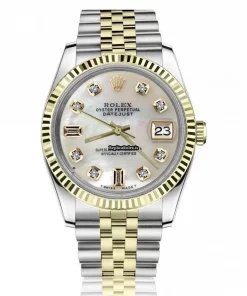 Fabulous Replica Rolex Datejust 16013 Automatic Movement 36mm Gold/steel Case Mens/unisex Watch