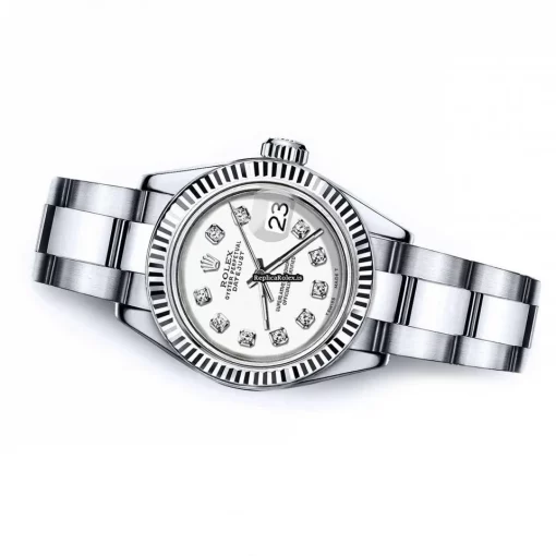 Amazing Fake Rolex Lady-datejust 68274 Automatic Movement 26mm Steel Case Womens Watch - Image 2
