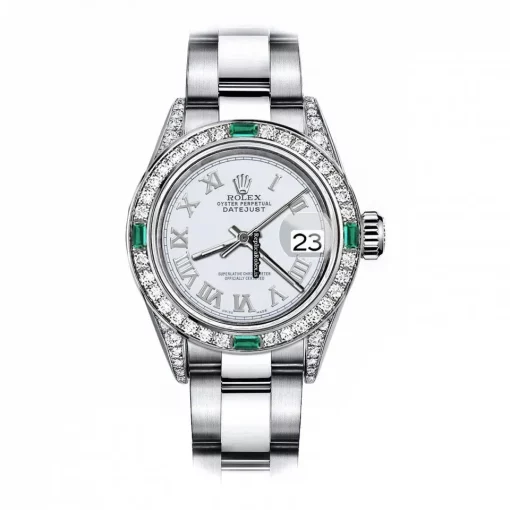 Affordable Replica Rolex Oyster Perpetual Lady Date 69160 Automatic Movement 26mm Steel Case Womens Watch
