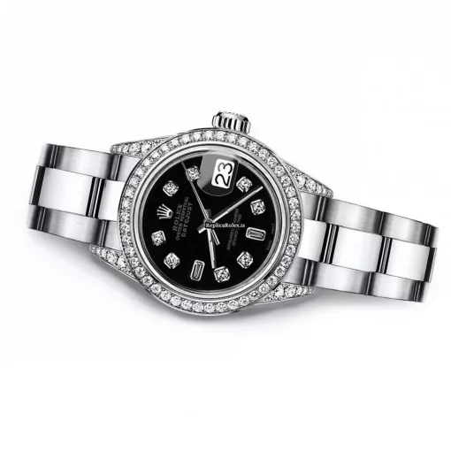 Pleasing Replica Rolex Lady-datejust 68274 Automatic Movement 31mm Steel Case Womens Watch - Image 3