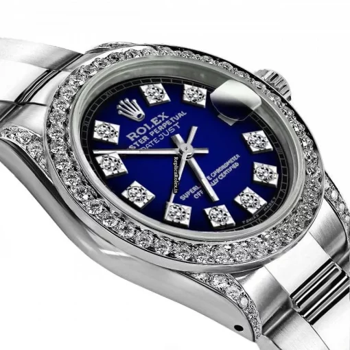 Swiss Imitation Rolex Oyster Perpetual Lady Date 69160 Automatic Movement 26mm Steel Case Womens Watch - Image 2