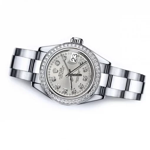 Excellent Fake Rolex Lady-datejust 68274 Automatic Movement 31mm Steel Case Womens Watch - Image 3