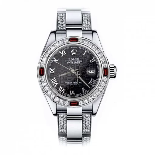 Best Clone Rolex Oyster Perpetual Lady Date 69160 Automatic Movement 26mm Steel Case Womens Watch