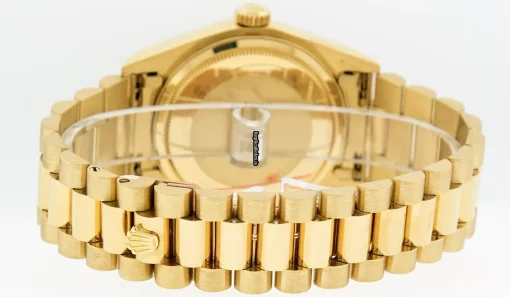 Excellent Replica Rolex Day-date 36 18038 Caliber 3055 Automatic Movement 36mm Yellow Gold Case Mens/unisex Watch - Image 5
