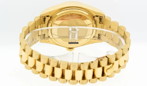 Excellent Replica Rolex Day-date 36 18038 Caliber 3055 Automatic Movement 36mm Yellow Gold Case Mens/unisex Watch - Image 7