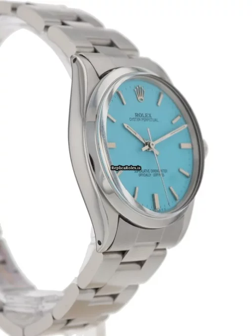 Superb Replica Rolex Air King Precision 5500 34mm Steel Case Watch - Image 4