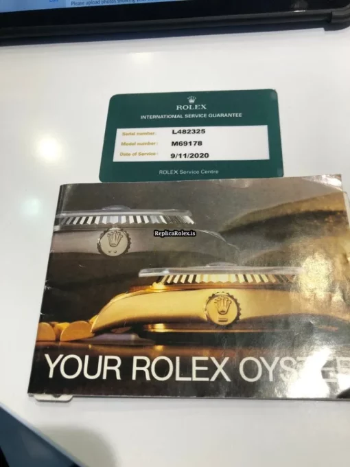 Durable Replicas Rolex Lady-datejust 69178 Caliber 2135 Automatic Movement 26mm Yellow Gold Case Womens Watch - Image 10
