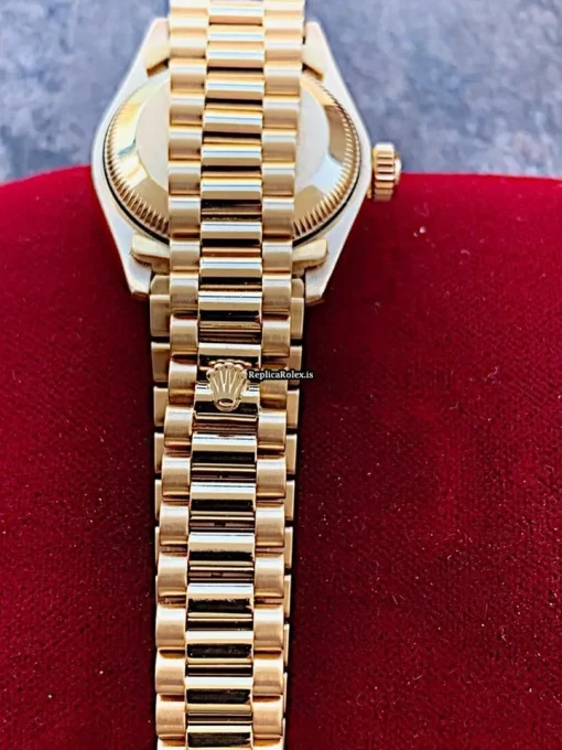 Durable Replicas Rolex Lady-datejust 69178 Caliber 2135 Automatic Movement 26mm Yellow Gold Case Womens Watch - Image 3