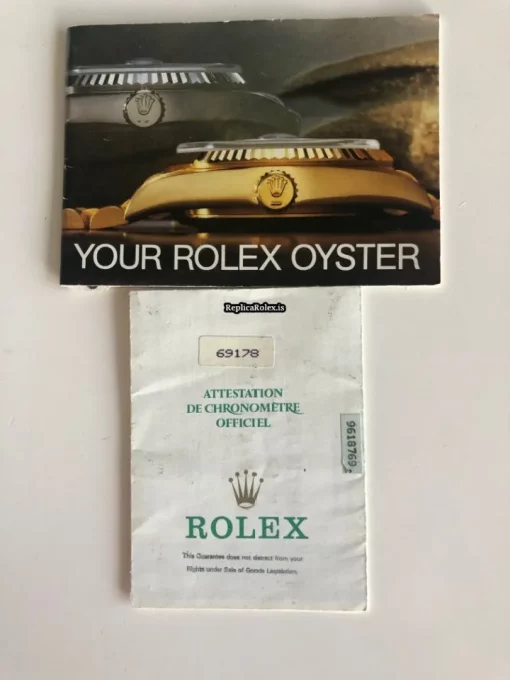 Durable Replicas Rolex Lady-datejust 69178 Caliber 2135 Automatic Movement 26mm Yellow Gold Case Womens Watch - Image 9