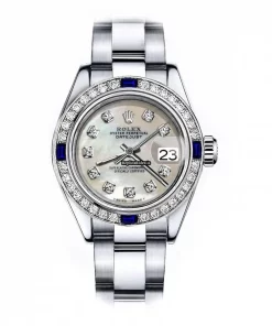 Top Imitation Rolex Oyster Perpetual Lady Date 69160 Automatic Movement 26mm Steel Case Womens Watch